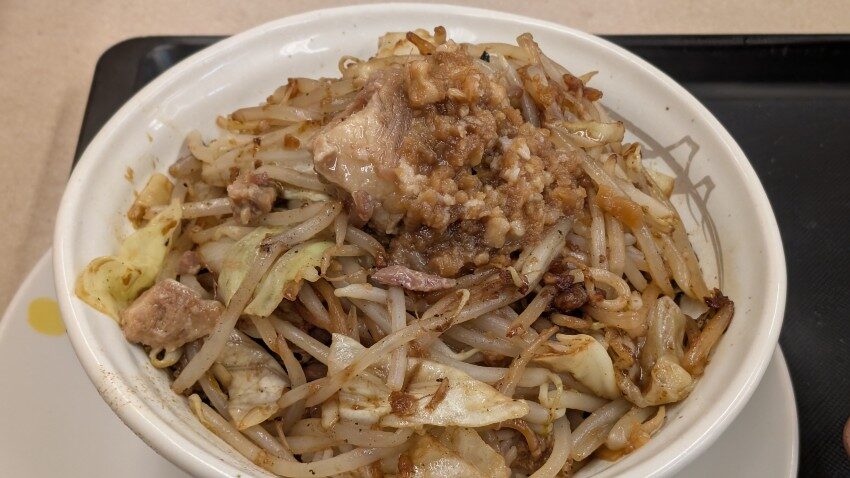 松屋 ニンニク野菜牛めし