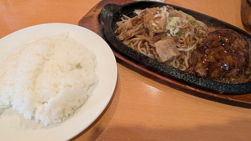 くいしんぼ ハンバーグ&豚焼肉